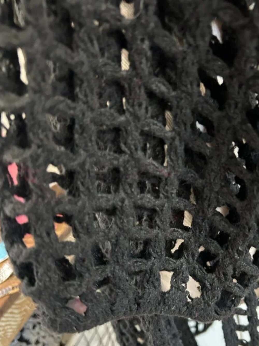 Kate Hewko Open Weave Knit Sweater Dress - Picture 6 of 12